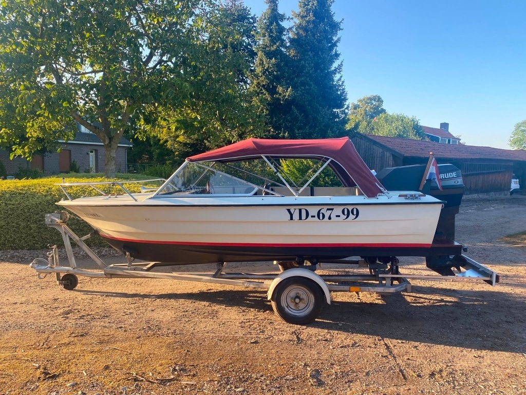 Speedboot: opgeknapte klassieke snelle Fjord Ali speedboot, Ophalen, Overige merken, Gebruikt, 2.00 meter