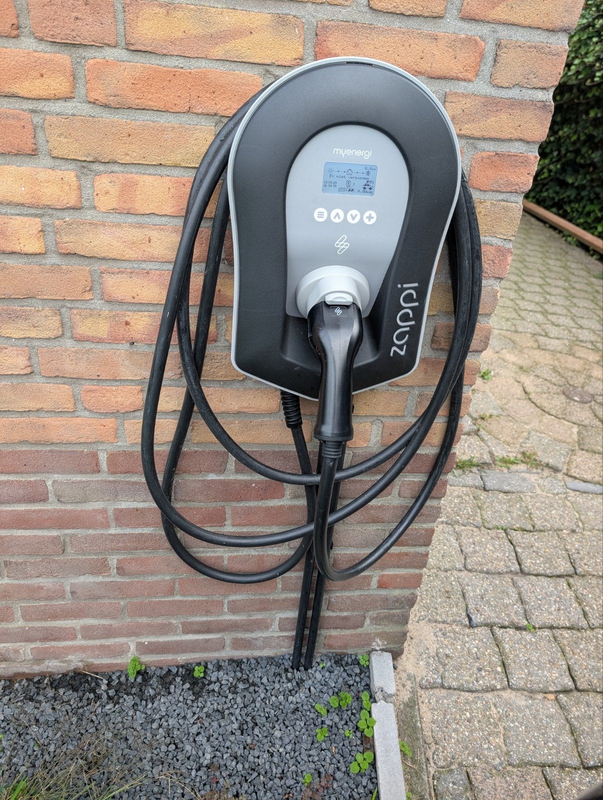 Zappi v2.1 22kW laadpaal 6,5m kabel + Harvi + 3 CT-klemmen, Ophalen of Verzenden, Zo goed als nieuw, Laadpaal en Laadkabel