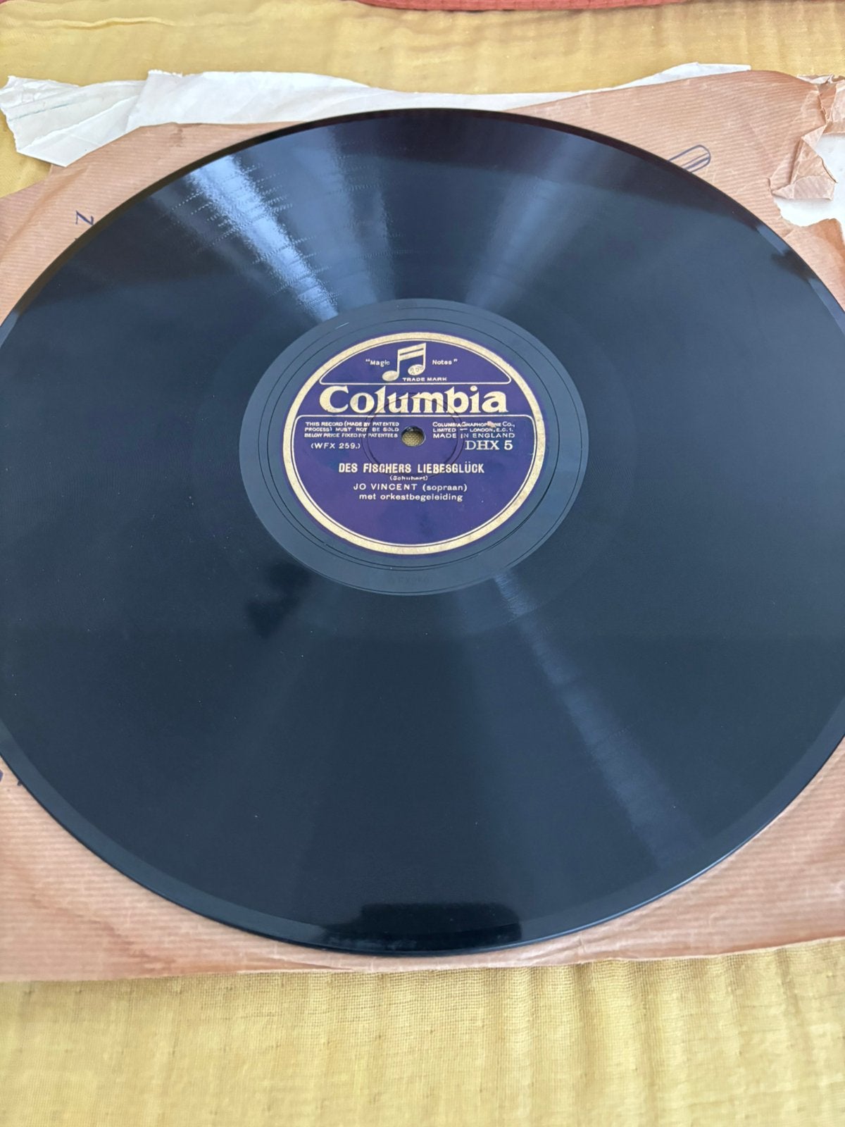 Klassieke 78/12 inch (1), Cd's en Dvd's, Vinyl | Klassiek, Gebruikt, Overige componisten, Originele persing, Overige typen