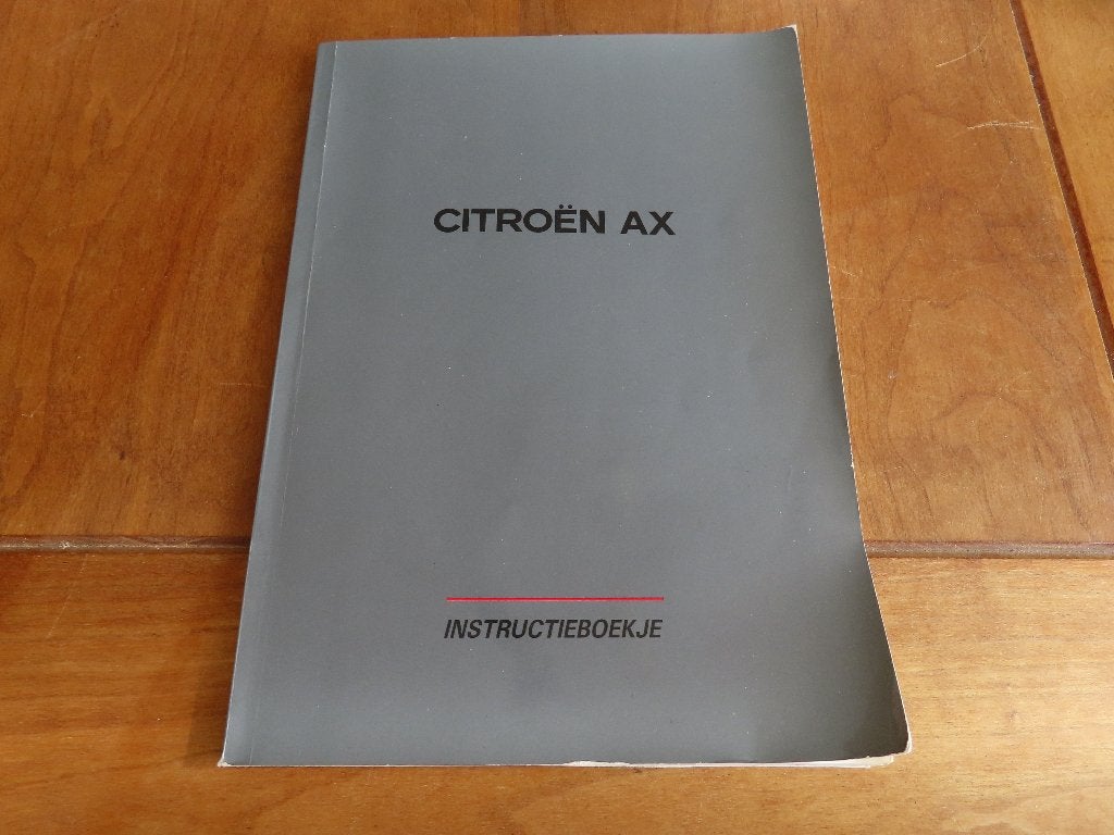 instructieboek Citroen AX, AX GTi, AX 4x4 ca 1993, mooi, Ophalen of Verzenden