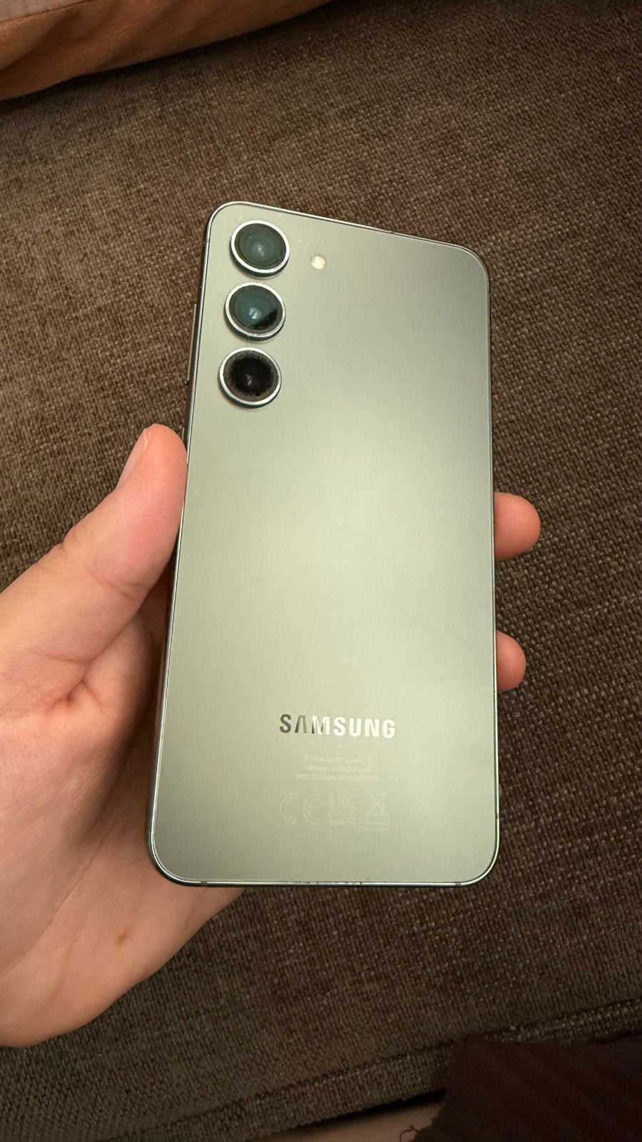 TE KOOP: Samsung S24 Groen 128GB - Krasvrij, Ophalen, Overige kleuren, Galaxy S24, Touchscreen