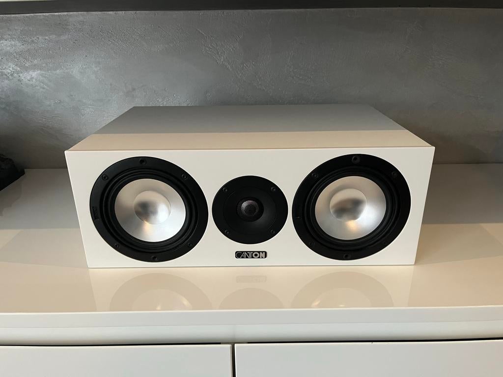 Canton GLE 476.2 Center Speaker Wit - Zo goed als nieuw, Overige merken, Ophalen of Verzenden, Zo goed als nieuw, 120 watt of meer