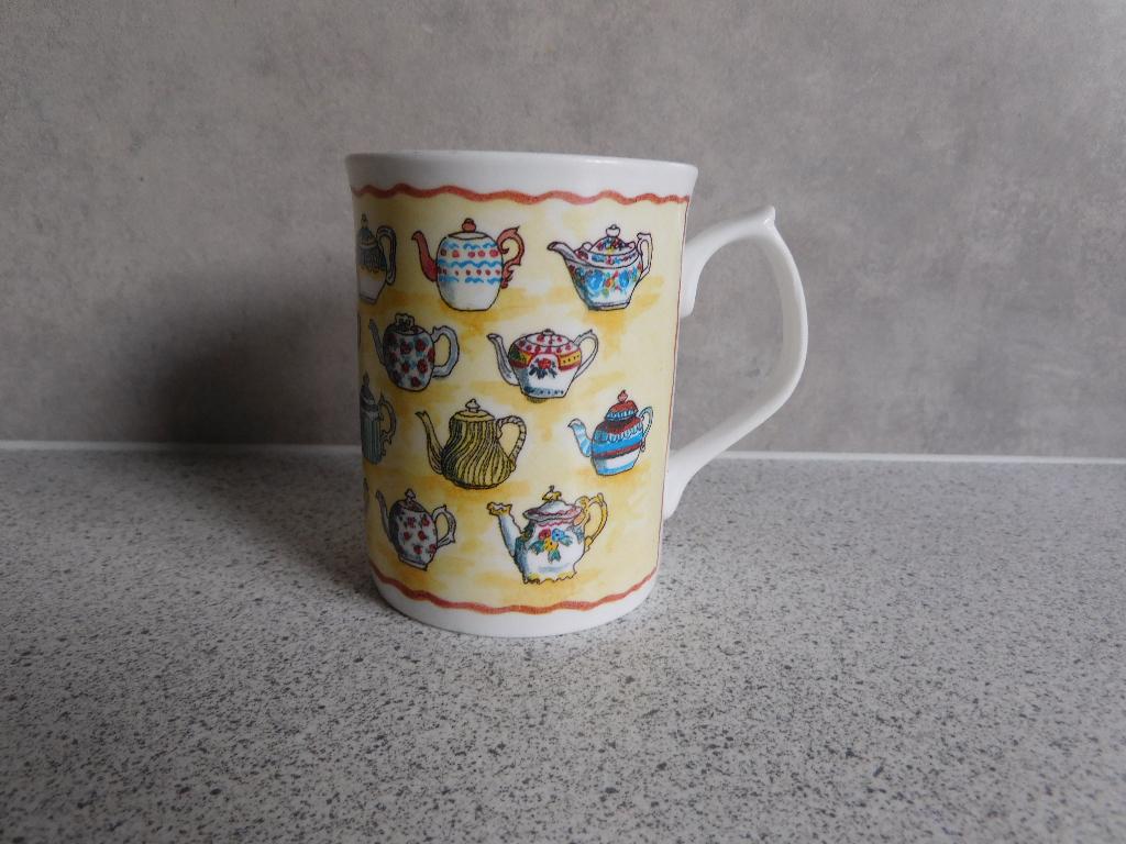 Mok Fine Bone China Theepotjes Duchess, Ophalen of Verzenden, Zo goed als nieuw, Overige stijlen, Kop(pen) en/of Schotel(s)