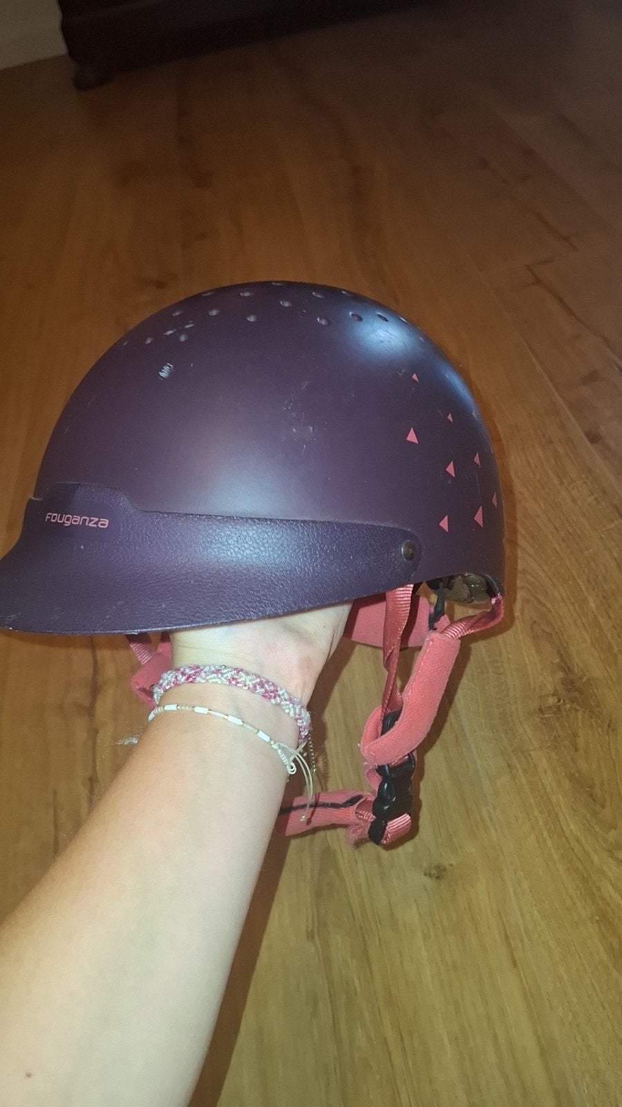 paardrij cap van merk Fouganza, Dieren en Toebehoren, Paardrijkleding, Ophalen of Verzenden