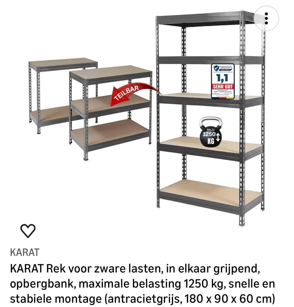 Stelling, Huis en Inrichting, Kasten | Stellingkasten, Nieuw, Ophalen