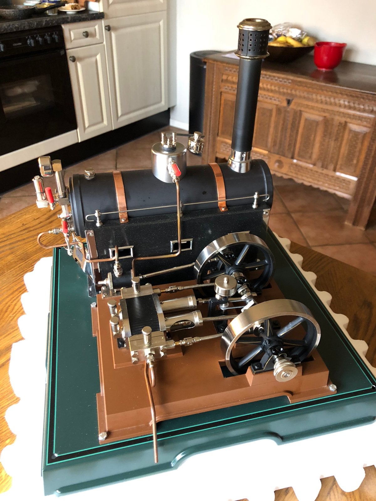 Marklin stoommachine, Ophalen, Zo goed als nieuw, 1:32 tot 1:50