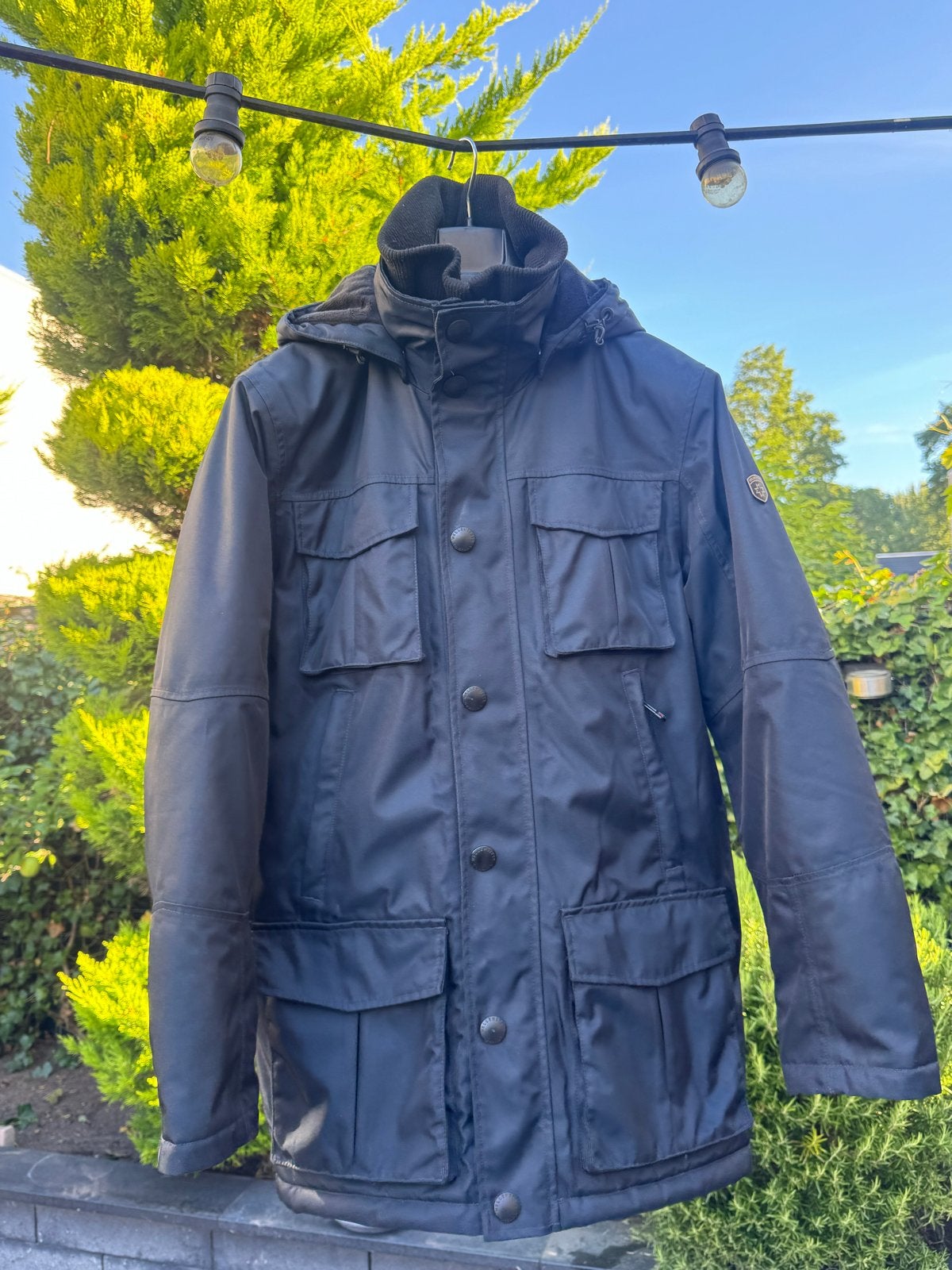 Wellensteyn Vancouver Parka - Navy Blue - Heren, Ophalen, Gedragen, Blauw
