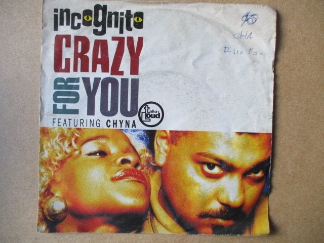 s2581 incognito - crazy for you, Ophalen, Gebruikt, 7 inch, Overige genres