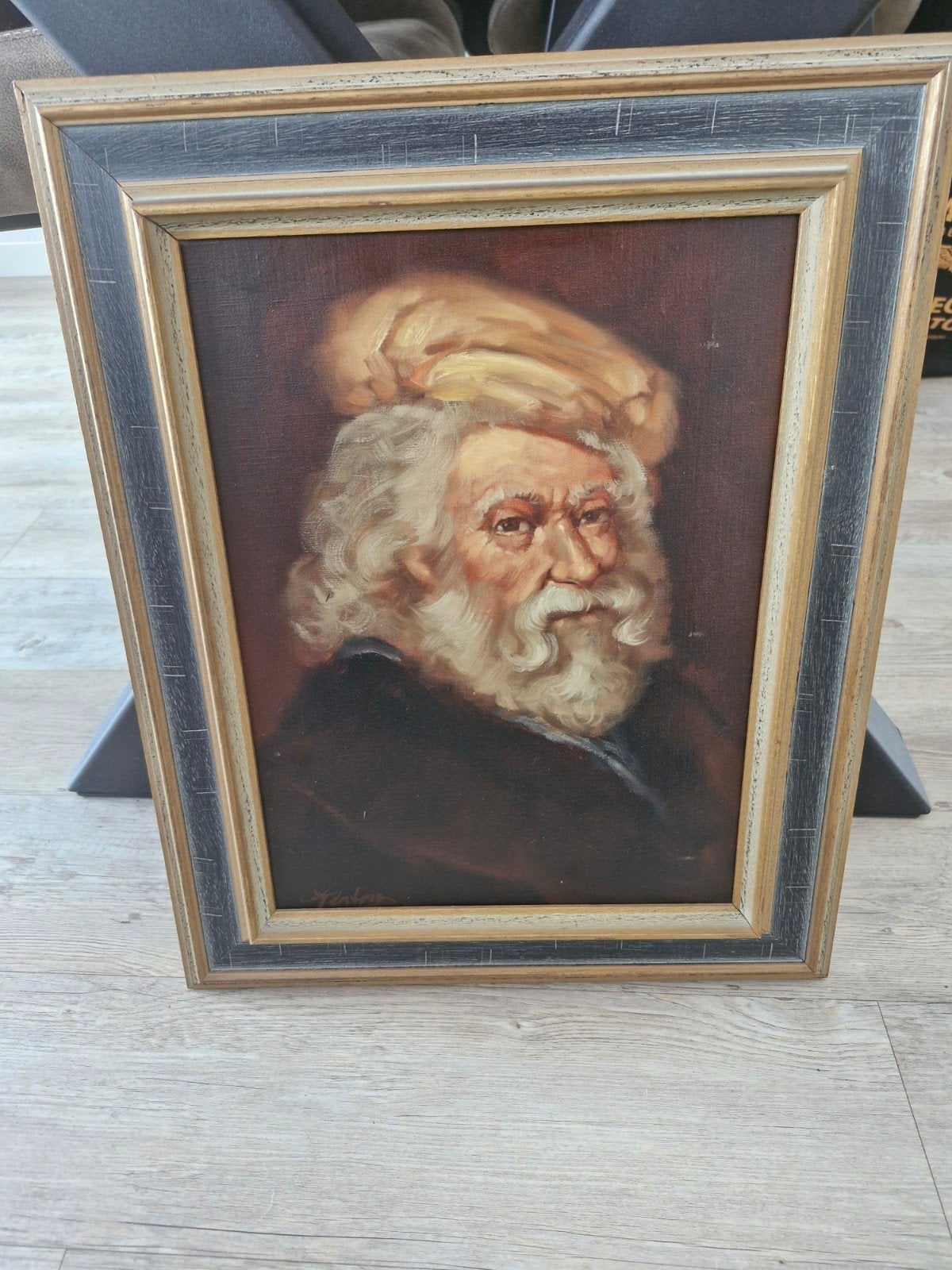 Oude man schilderij., Ophalen of Verzenden