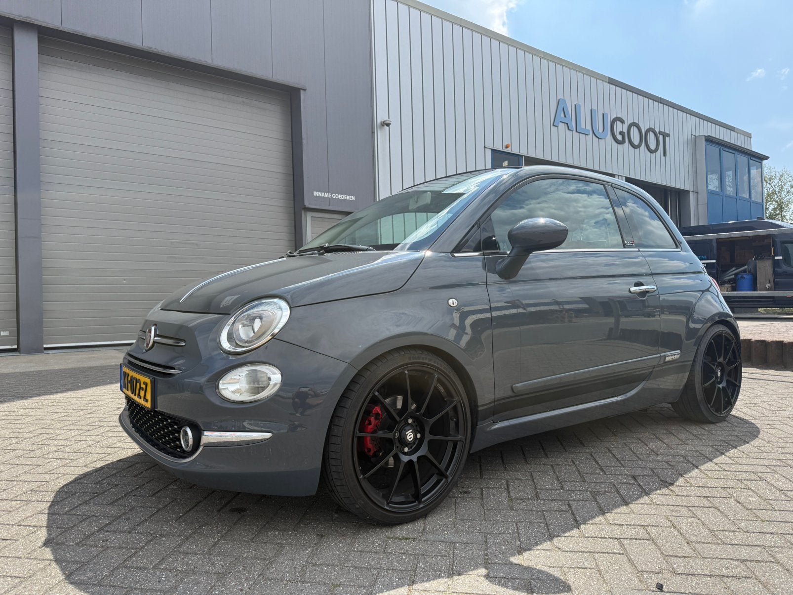Fiat 500 1.2 lounge cabrio, Auto's, Fiat, 4 cilinders, Leder, Handgeschakeld, Particulier