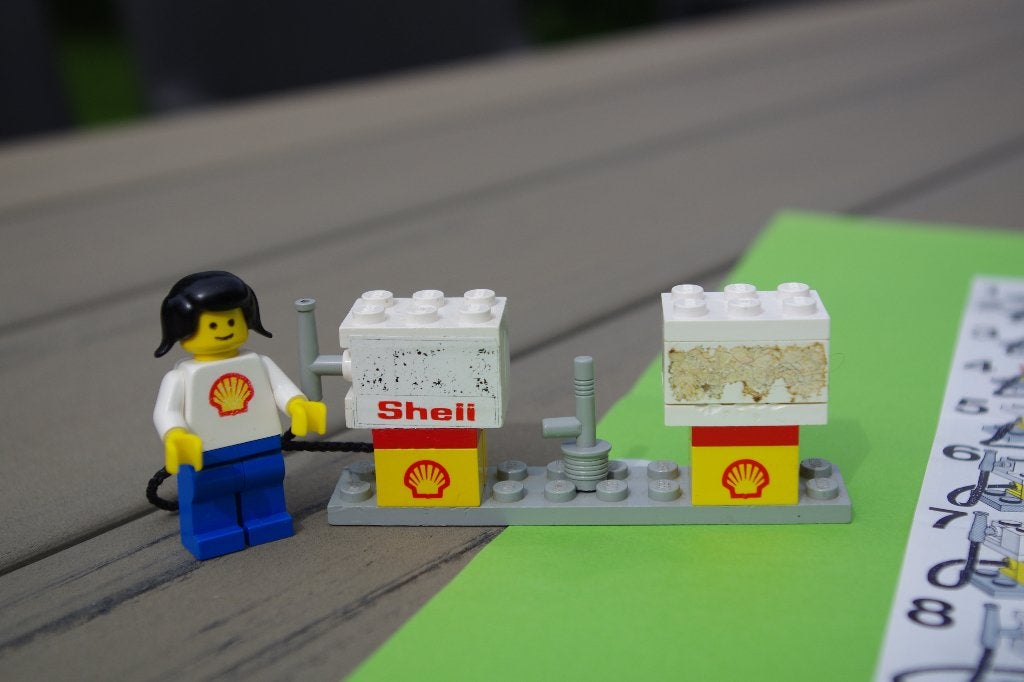 Lego 6610 Benzine-pompen (echte vintage uit 1982 o.e.), Kinderen en Baby's, Speelgoed | Duplo en Lego, Gebruikt, Overige thema's