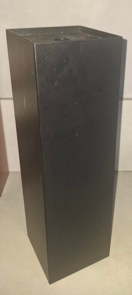 Zwarte metalen houder voor 3 wc rollen, Ophalen of Verzenden, Gebruikt, Zwart, Overige typen