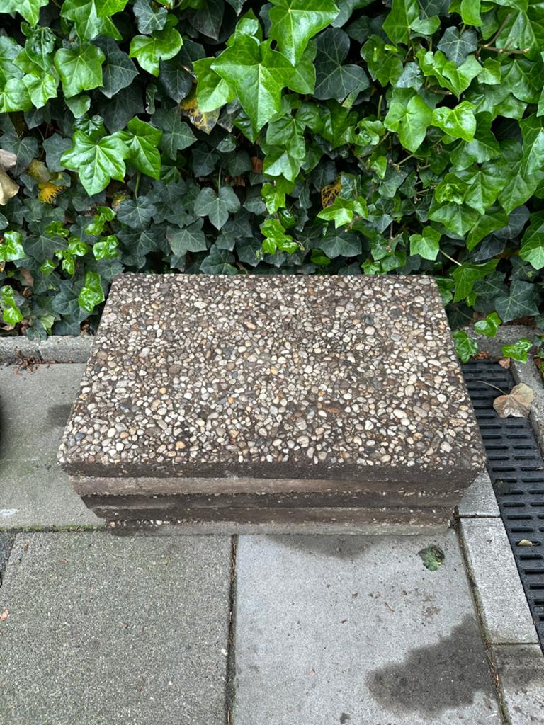 Grindtegels, Tuin en Terras, Tegels en Klinkers, Ophalen, Gebruikt, Beton, Terrastegels