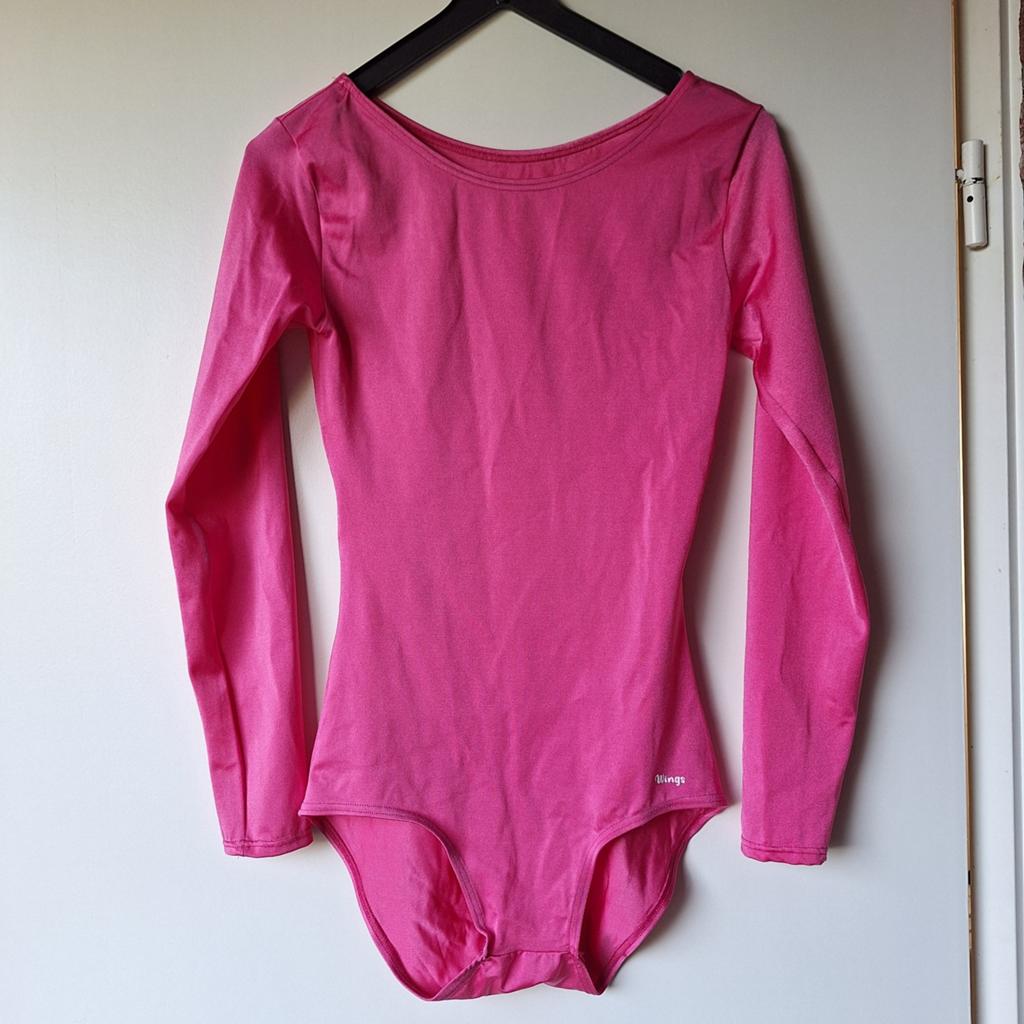 Balletpakje Wings, maat 40, roze, lange mouwen, Ophalen of Verzenden, Zo goed als nieuw, Kleding