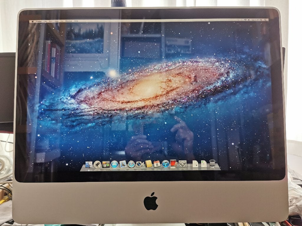 iMac 24 inch 2,8Ghz intel Core 2 Duo Aluminium- Zie fotos, Computers en Software, Apple Desktops, Gebruikt, 2 tot 3 Ghz, HDD, IMac