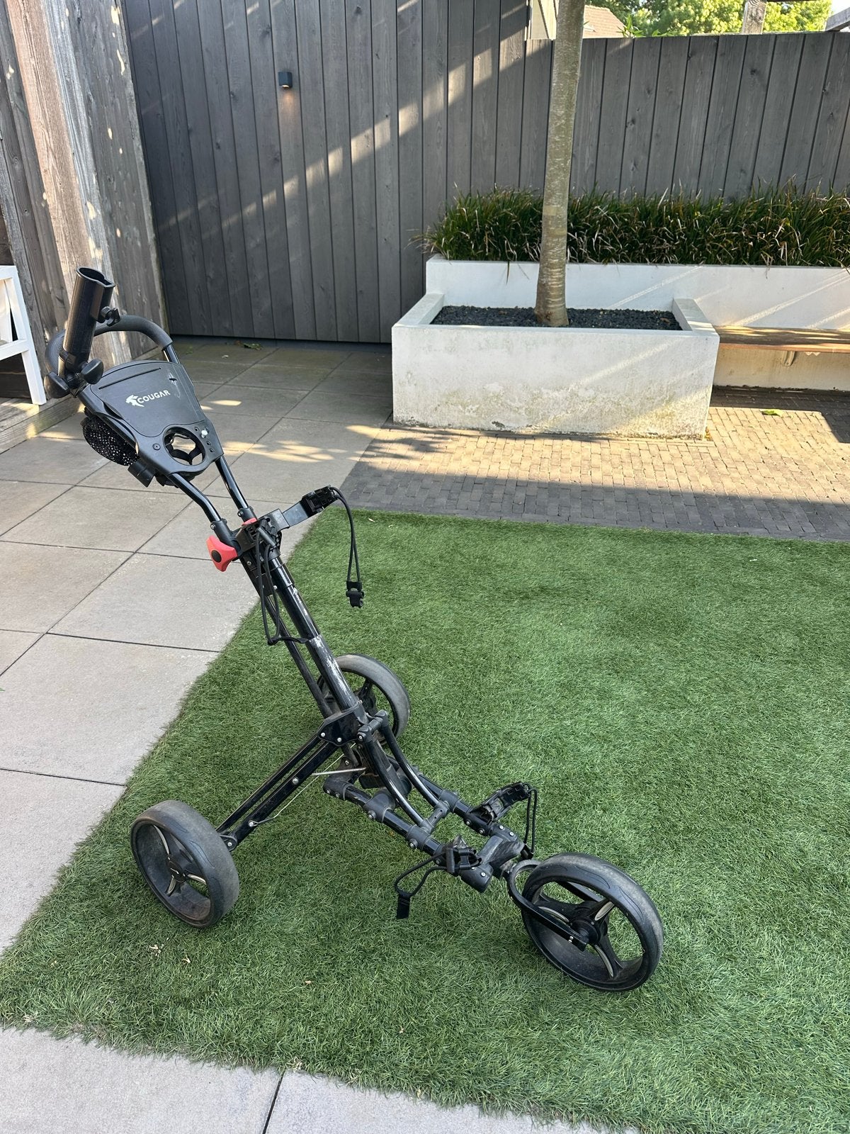 Cougar Golfkar Trolly, Ophalen of Verzenden, Gebruikt, Golfkar, Overige merken