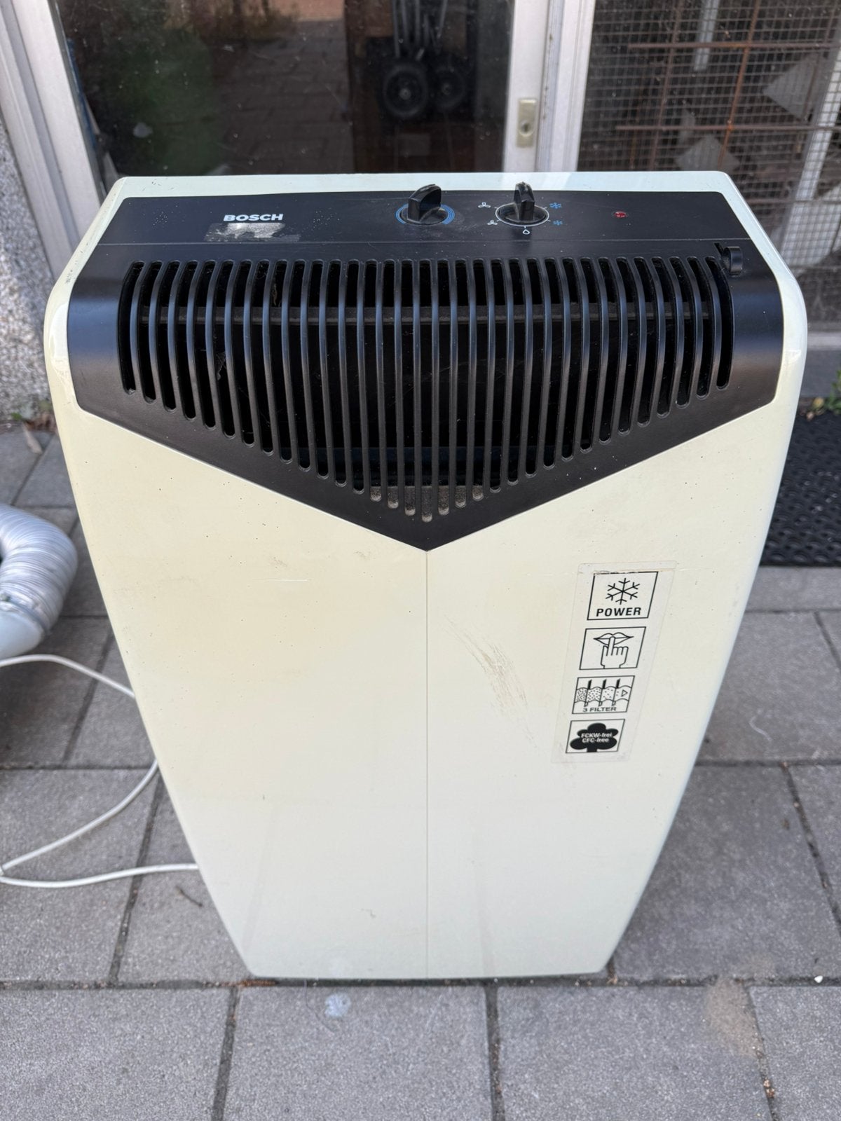 Mobiele Airco van Bosch, Witgoed en Apparatuur, Ophalen, Gebruikt, Minder dan 60 m³, 3 snelheden of meer