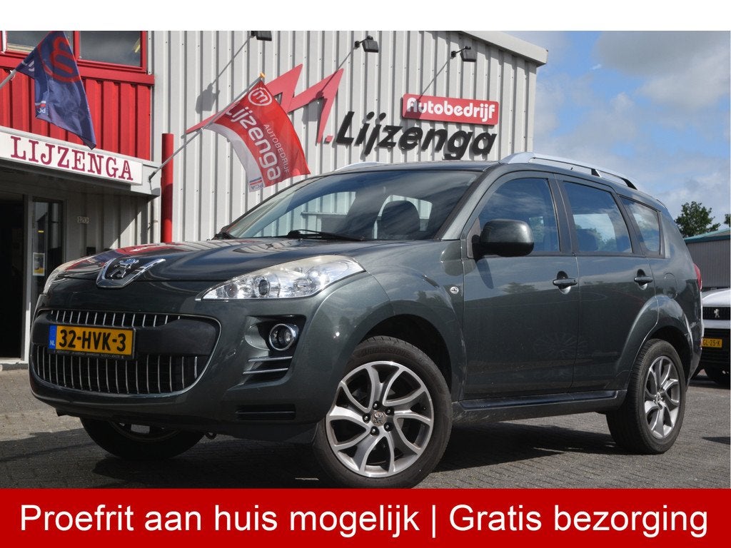Peugeot 4007 2.4 ST 5p. 4WD | Airco | LMV | PDC | Trekhaak, Auto's, Peugeot, Stof, Gebruikt, 4 cilinders, Bedrijf