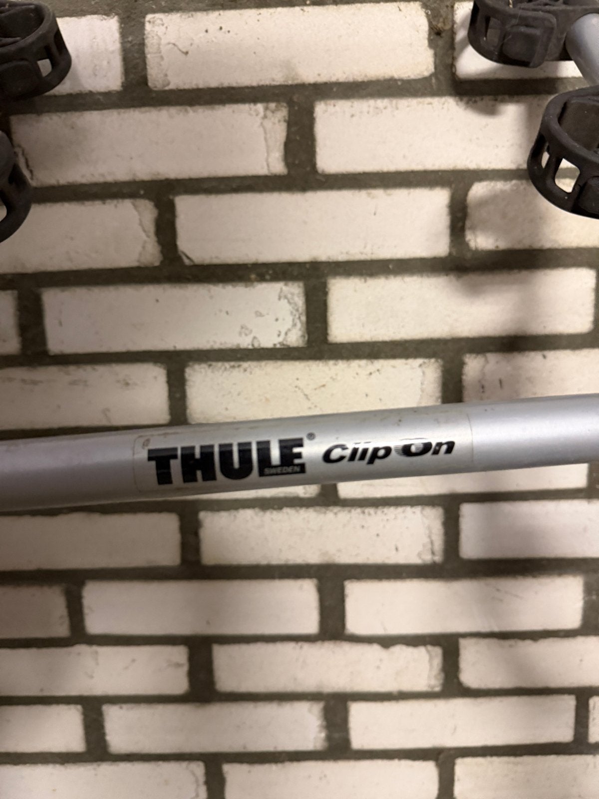 Thule Clip-On fietsendrager voor 3 fietsen - achterklep, Auto diversen, Fietsendragers, Ophalen, 3 fietsen of meer, Gebruikt, Achterklepdrager