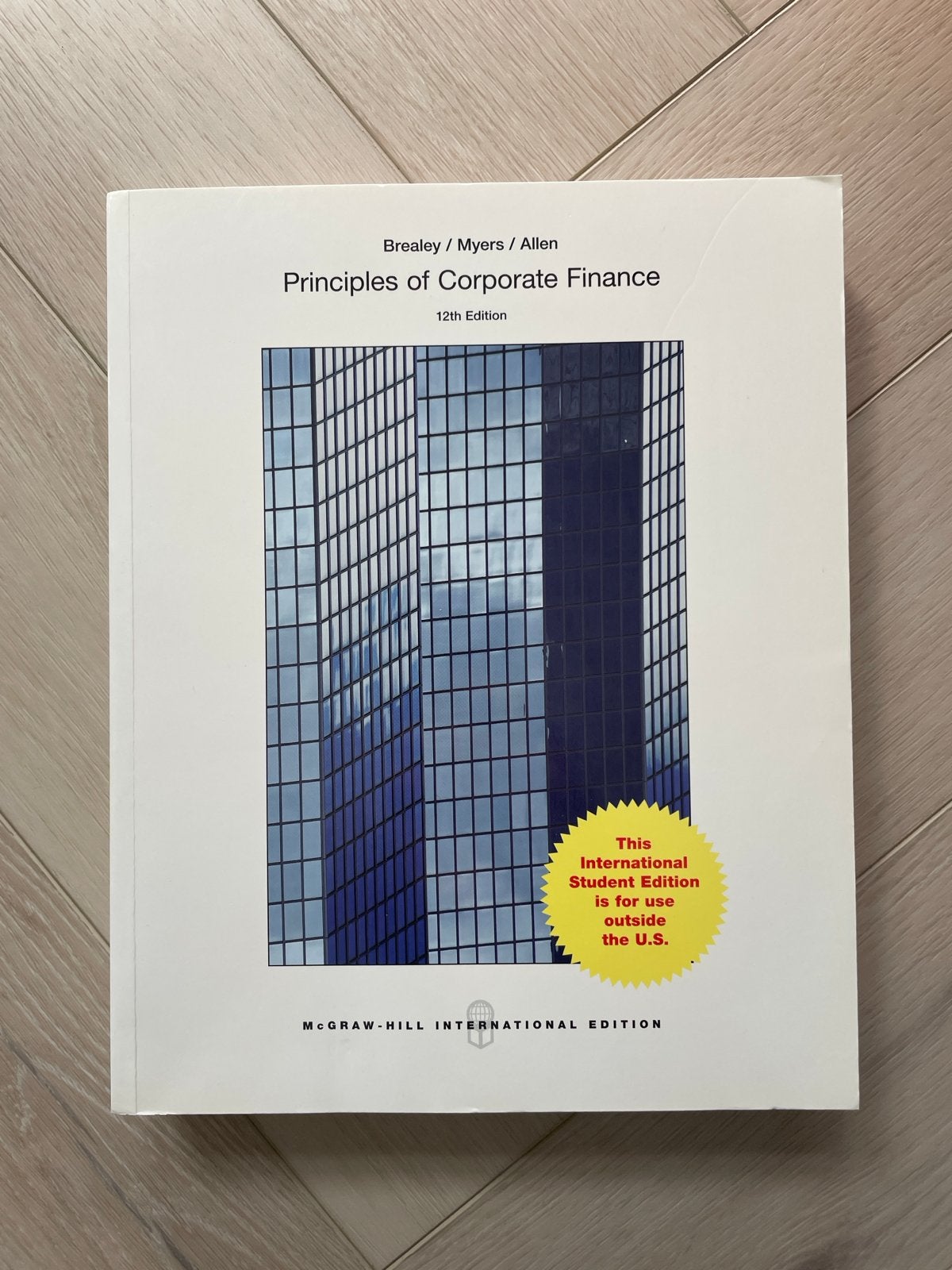 Principles of Corporate Finance 12e - Brealey/Myers/Allen, Boeken, Ophalen of Verzenden, Gamma, Zo goed als nieuw, HBO
