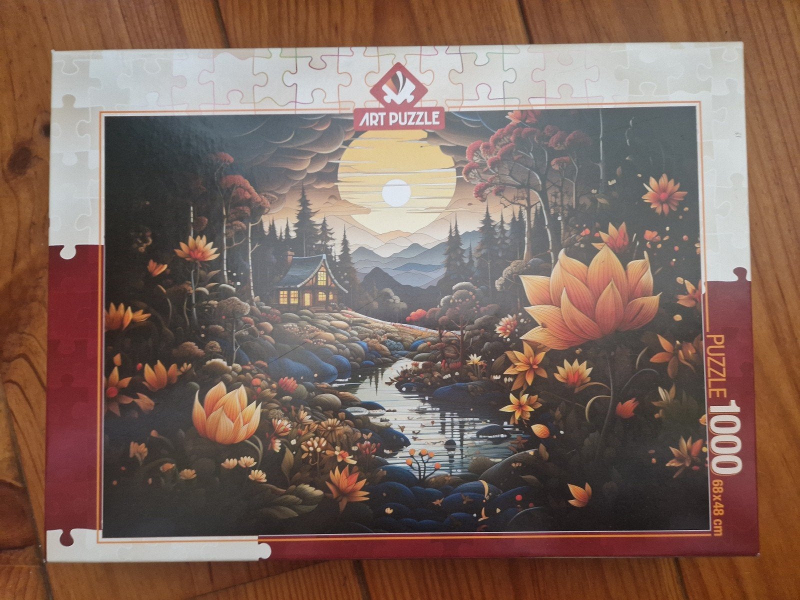 art puzzel 1000 stukjes, Ophalen, 500 t/m 1500 stukjes, Zo goed als nieuw, Legpuzzel