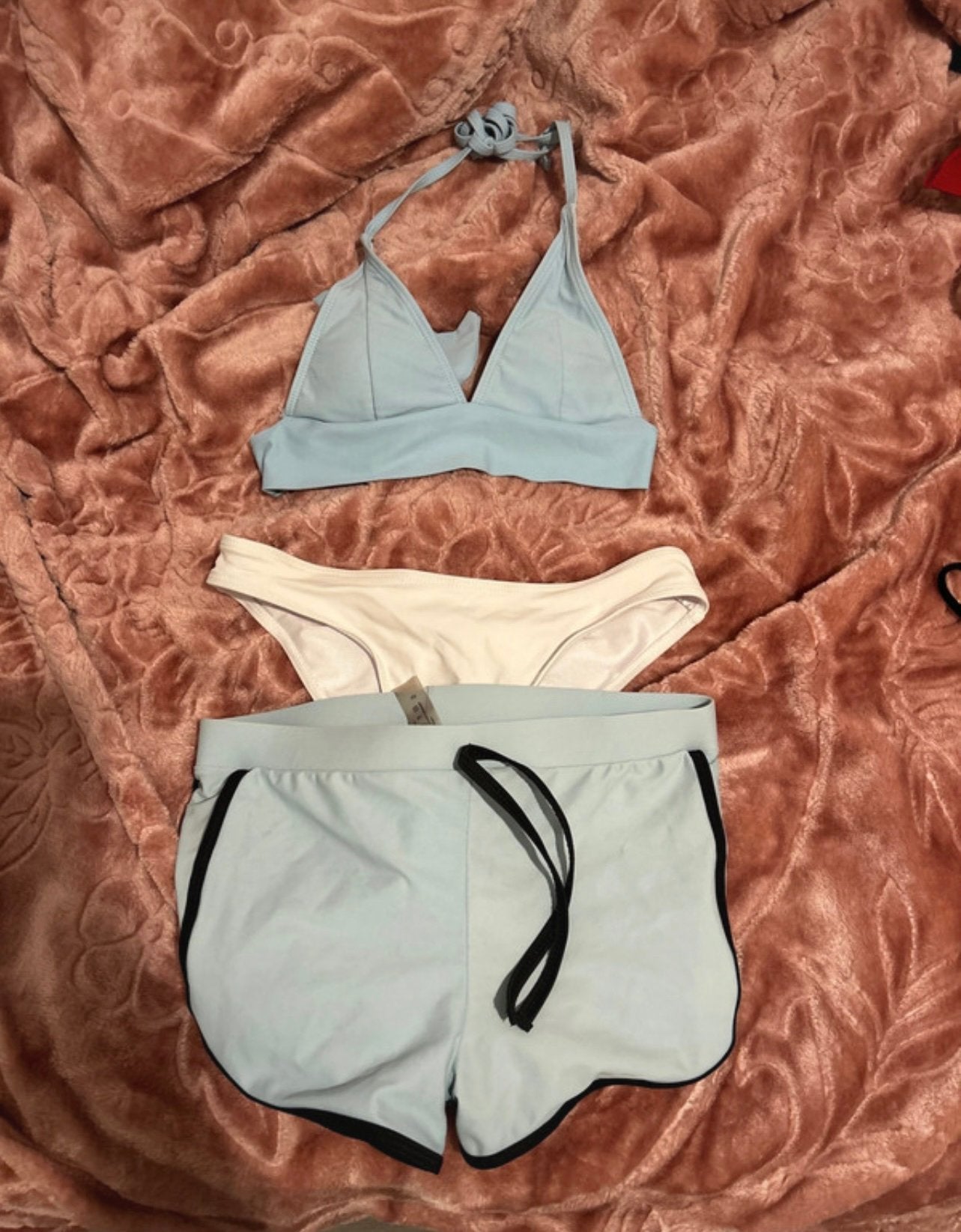 Bikini, Ophalen of Verzenden, Zo goed als nieuw, Blauw, Bikini