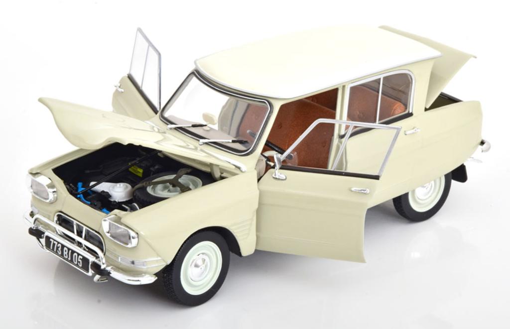 CITROEN AMI 6 1965 WIT PAVOS schaal 1/18 NOREV ref: 181529, Hobby en Vrije tijd, Modelauto's | 1:18, Verzenden, Nieuw, Auto, Norev