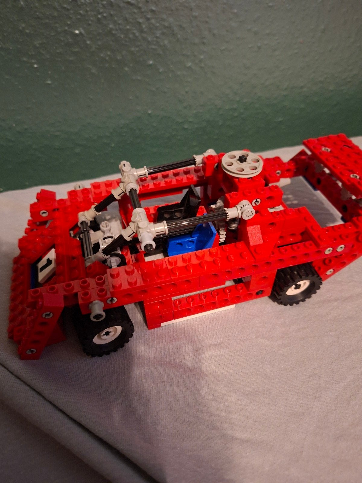 Lego Technic 8024 + 8815 + 8820 (bijna compleet), Ophalen, Gebruikt