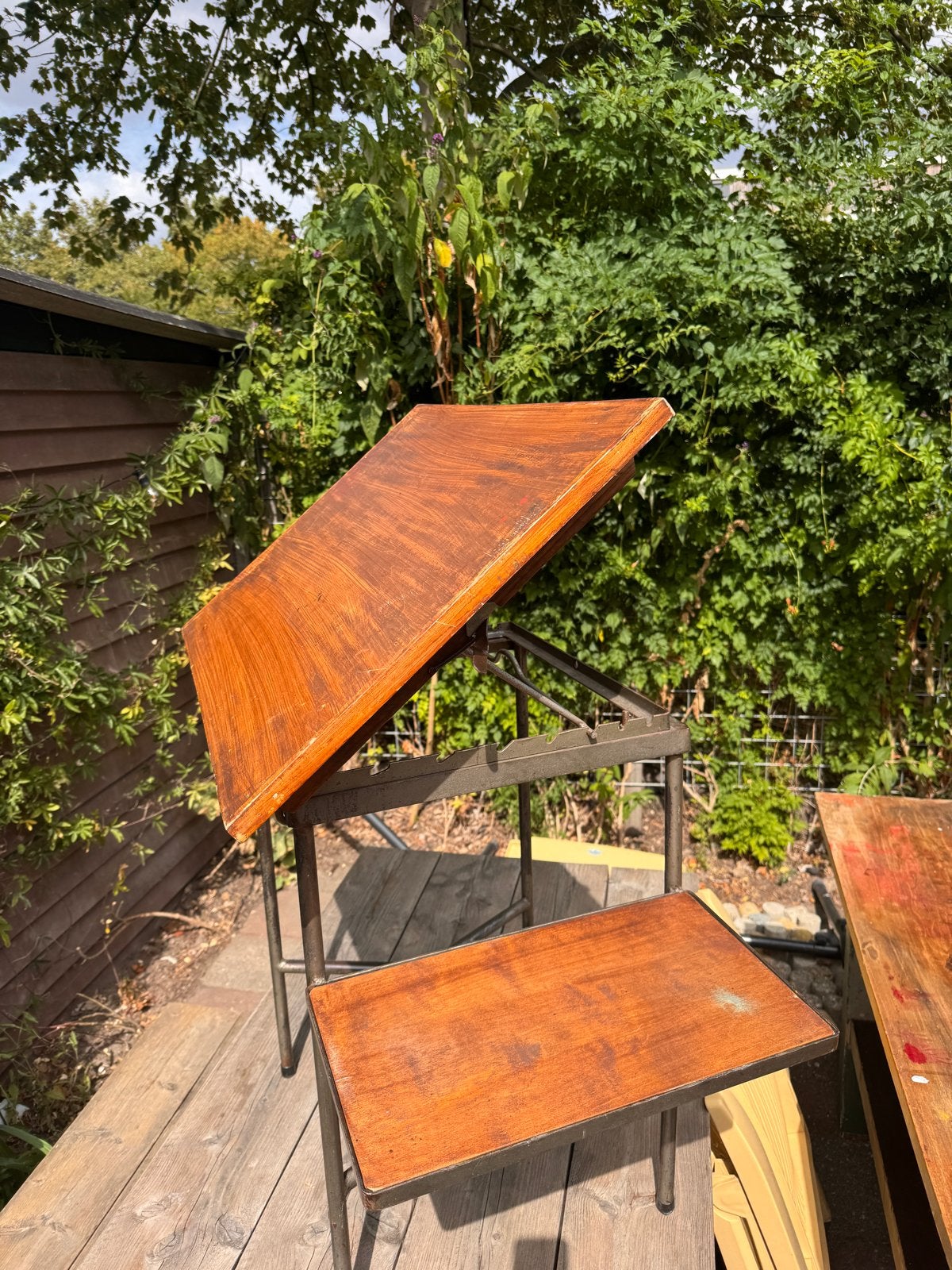 Vintage tekentafel / werktafel met verstelbaar blad, Doe-het-zelf en Verbouw, Ophalen, Gebruikt, Minder dan 130 cm