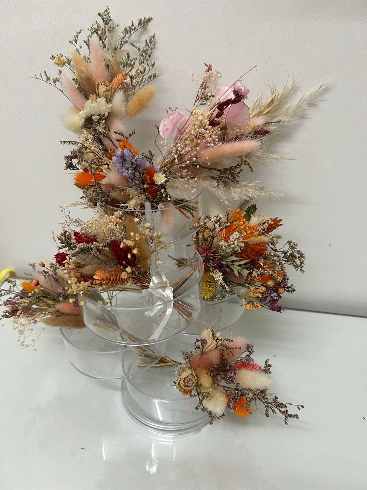 Prachtige corsages met droogbloemen, Ophalen of Verzenden, Nieuw