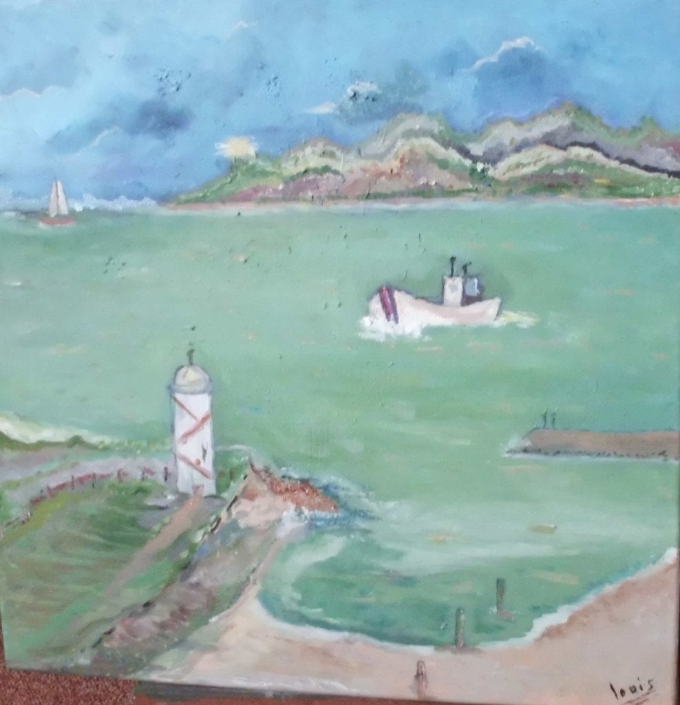 Zee gezicht ,, Doek, Impressionistisch, Ophalen of Verzenden, Origineel werk