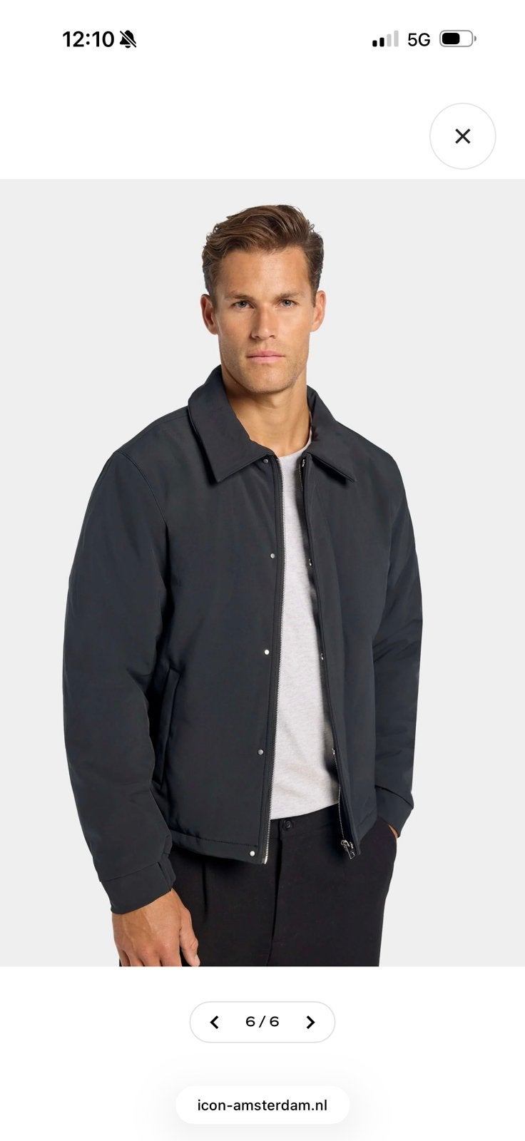 ICON Amsterdam ermal coach jacket maat xxl, Kleding | Heren, Jassen | Winter, Ophalen of Verzenden, Nieuw, Overige maten, Zwart
