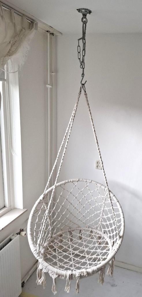 Hangstoel kinderkamer, Huis en Inrichting, Stoelen, Gebruikt, Eén, Wit, Ophalen