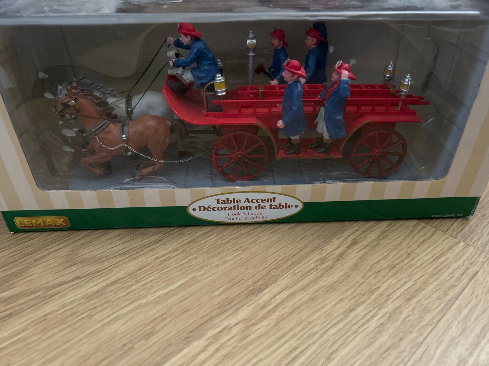 Lemax Village Collection Hook & Ladder Brandweerwagen, Ophalen, Gebruikt