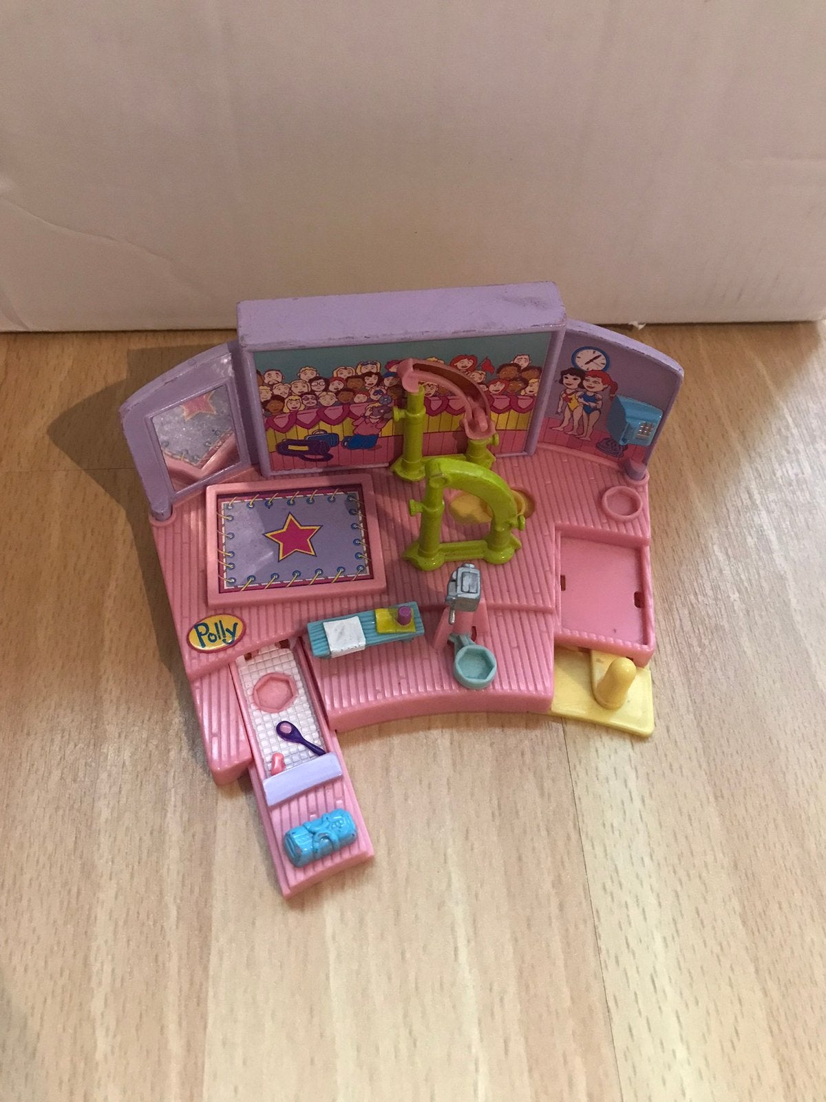 Polly pocket gym parallel oneven bars vintage 1999, Ophalen of Verzenden, Zo goed als nieuw