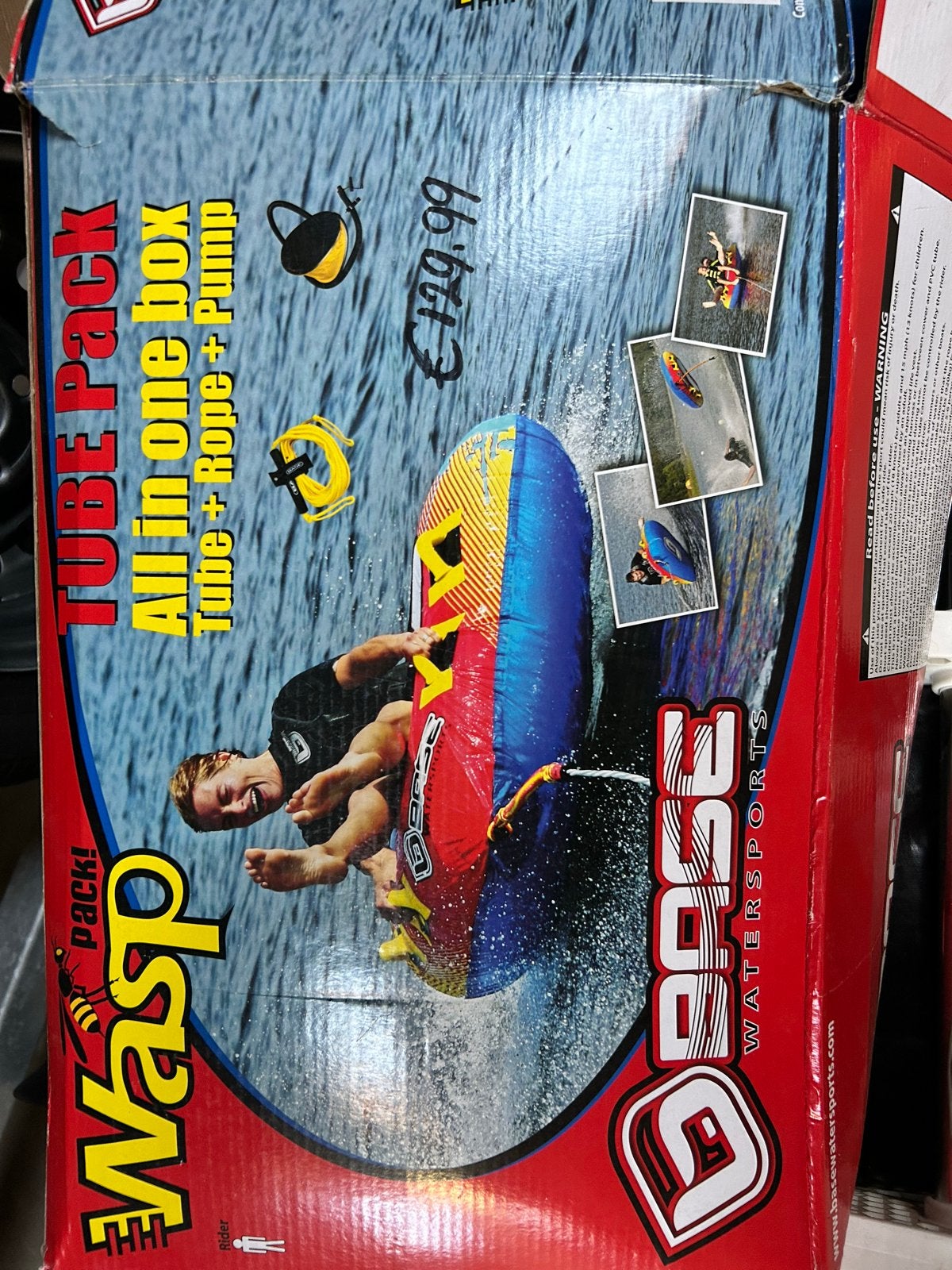 Base Watersports Wasp Tube Pack - Tube, Touw & Pomp, Ophalen, Nieuw