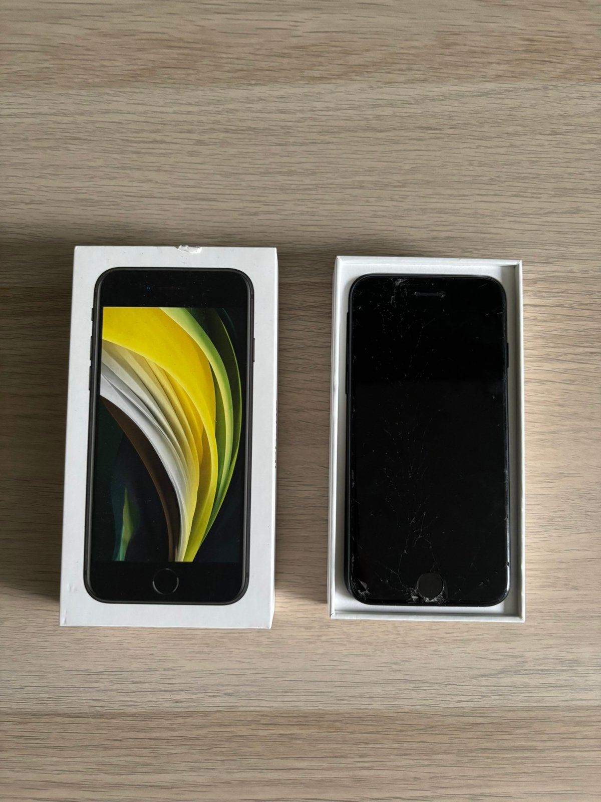 iPhone SE 2020 64GB zwart – doos+ kabel + hoes– batterij 75%, Telecommunicatie, Mobiele telefoons | Apple iPhone, Gebruikt, 75 %
