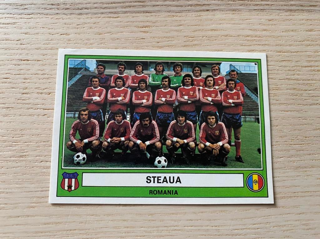 Panini Euro Football 1977/1978 #220 Steaua, Verzenden, Nieuw, Buitenlandse clubs, Poster, Plaatje of Sticker