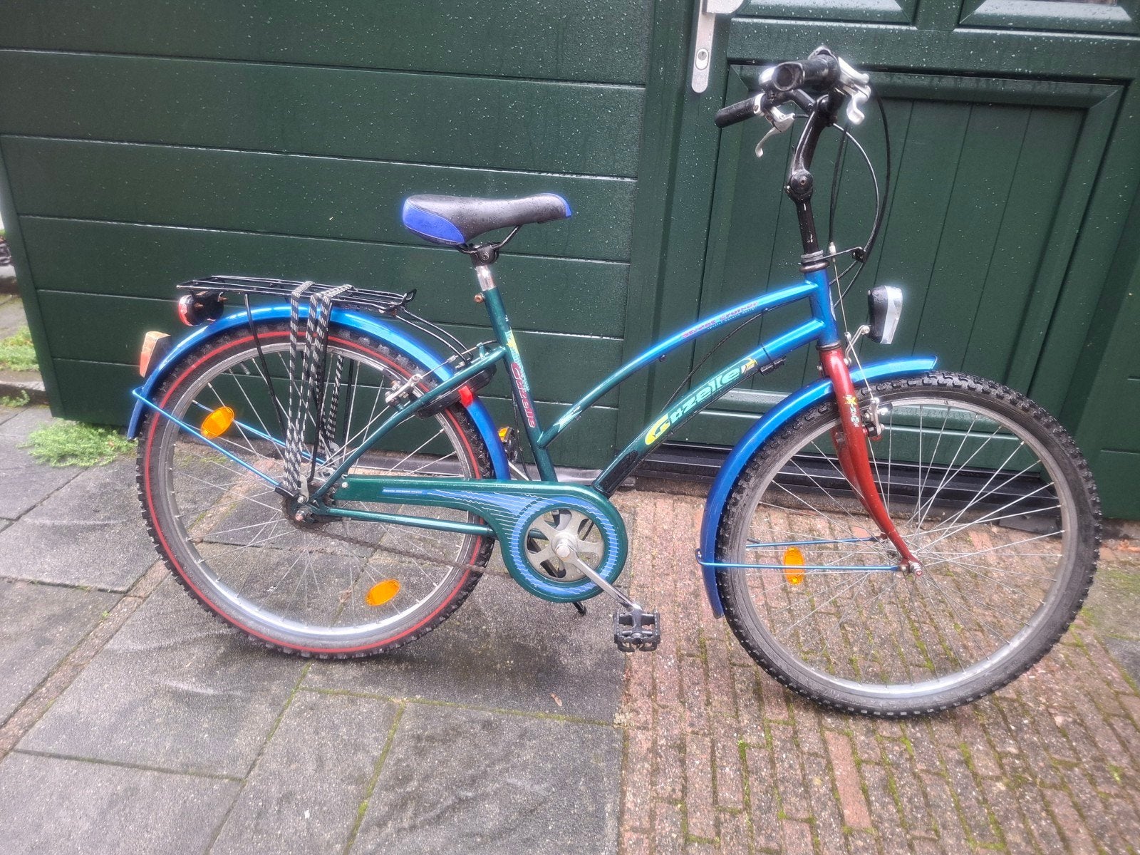 Gazelle 26" meisjesfiets handremmen 4 versnellingen, Fietsen en Brommers, Ophalen of Verzenden, Gebruikt, 26 inch of meer, Versnellingen