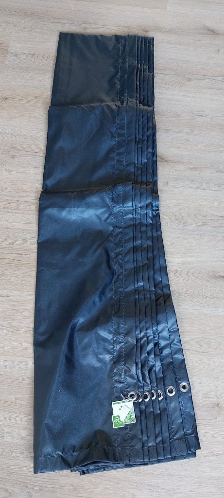 Harmonica doek B-Keus 370x370 Zwart Waterproof, Ophalen of Verzenden, Nieuw