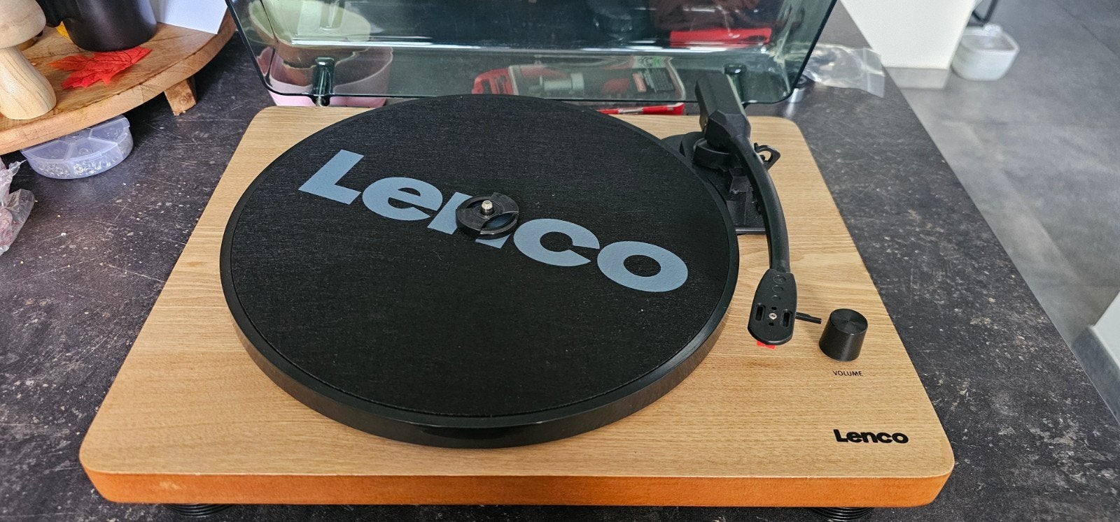 platenspeler lenco ls50wd, Ophalen, Gebruikt, Platenspeler, Overige merken