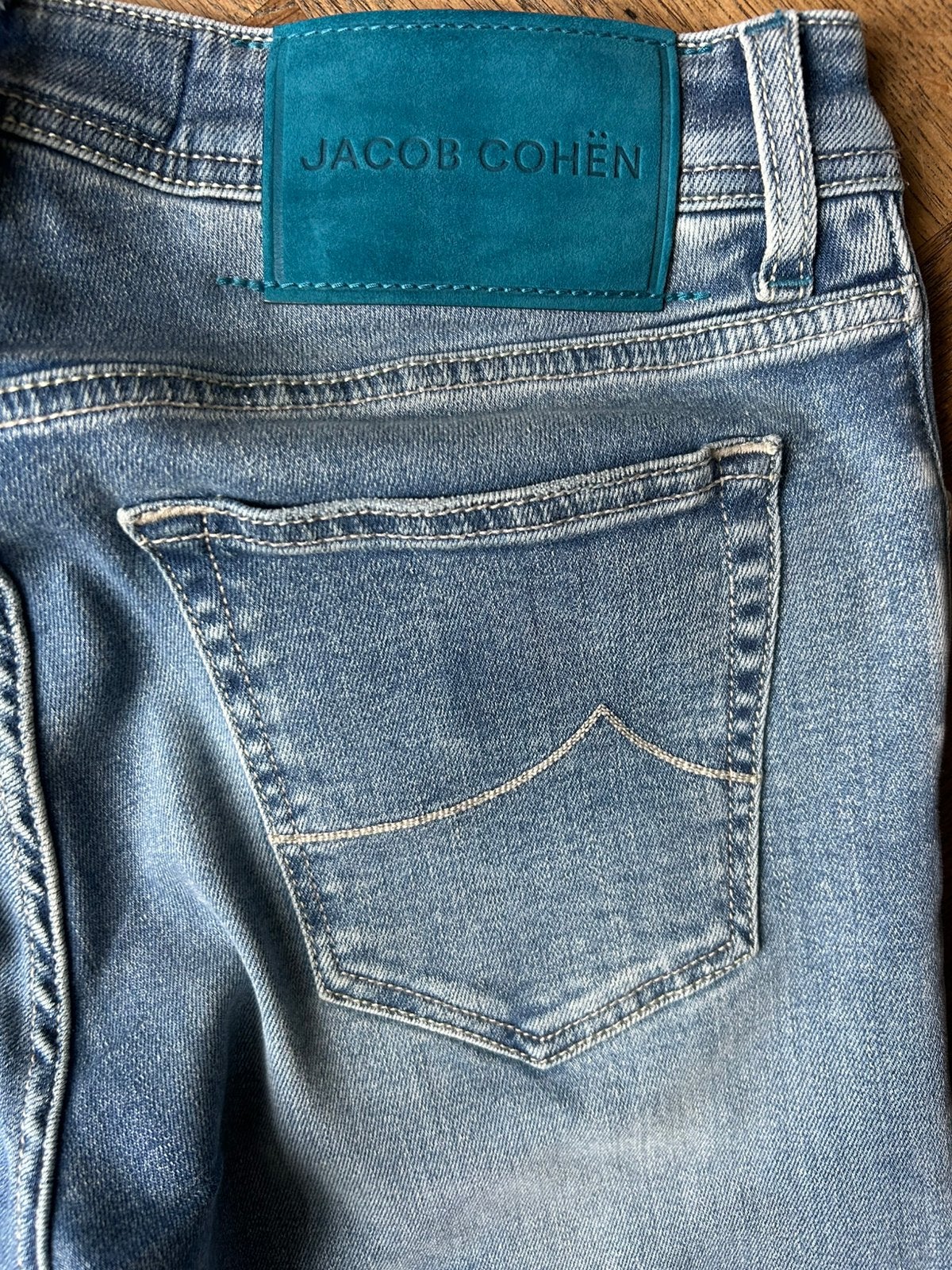 ZGAN Jacob Cohen Nick Slim jeans maat 32, ingekort, Ophalen of Verzenden, Zo goed als nieuw, Blauw, W32 (confectie 46) of kleiner