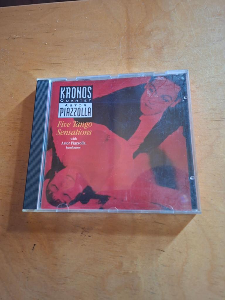 Kronos Quartet & Astor Piazzolla - Five Tango Sensations CD, Ophalen of Verzenden, Modernisme tot heden, Gebruikt, Kamermuziek