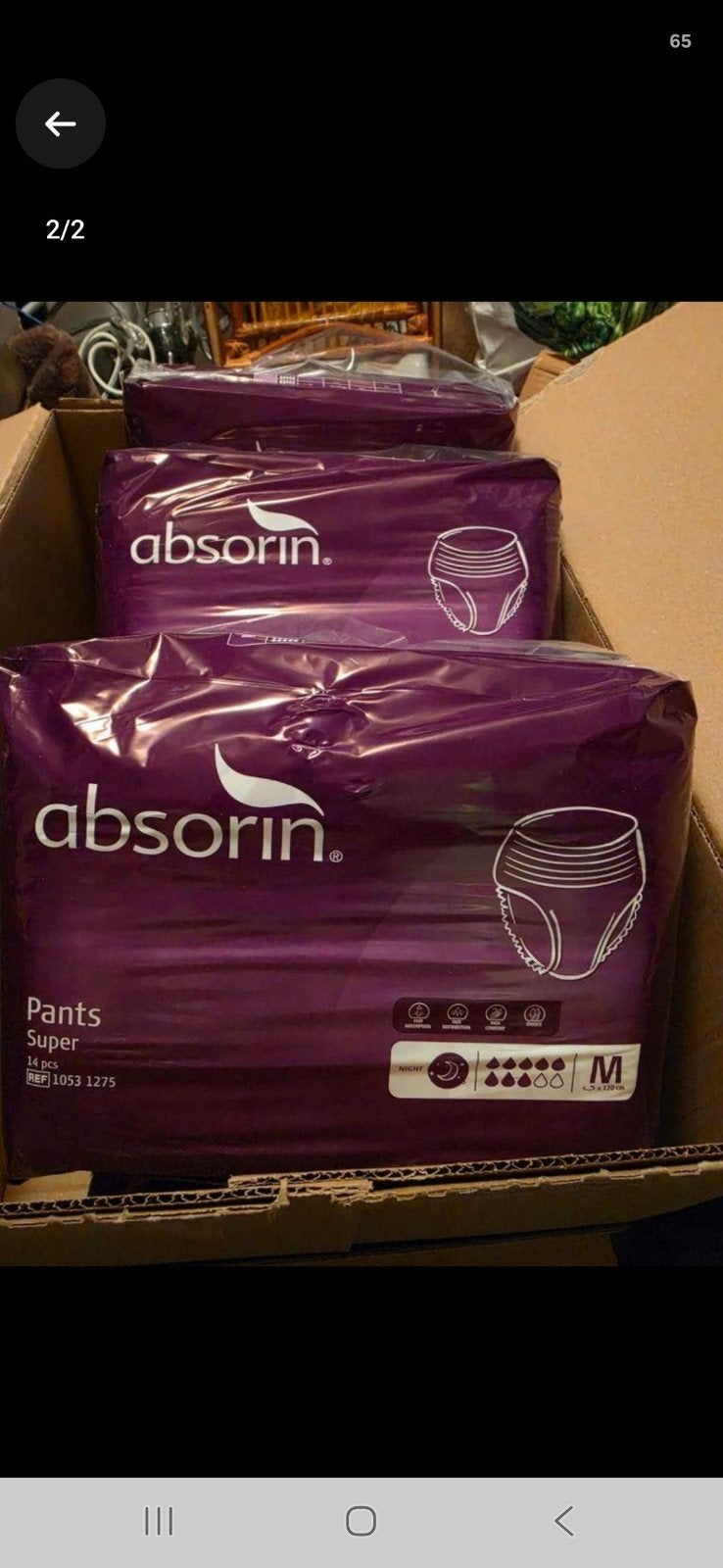absorin incontinentie onderbroek/luiers, Ophalen of Verzenden