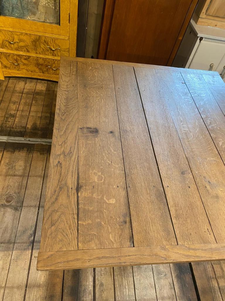 Industriele tafel eettafel verandatafel, Ophalen