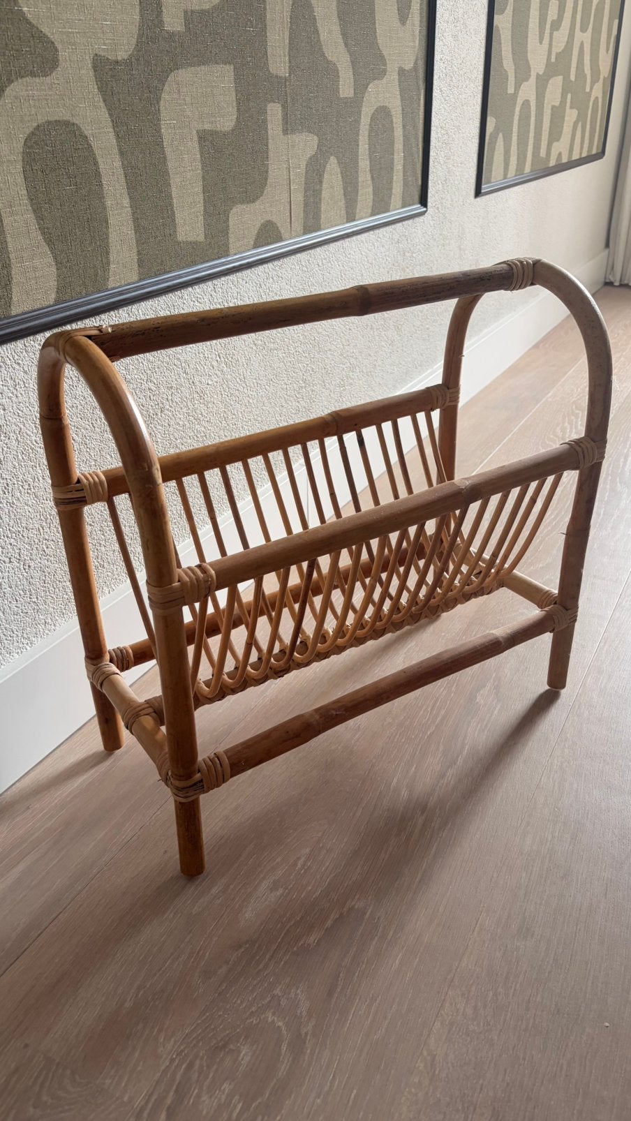 Rotan boekenrekje, Ophalen, Zo goed als nieuw