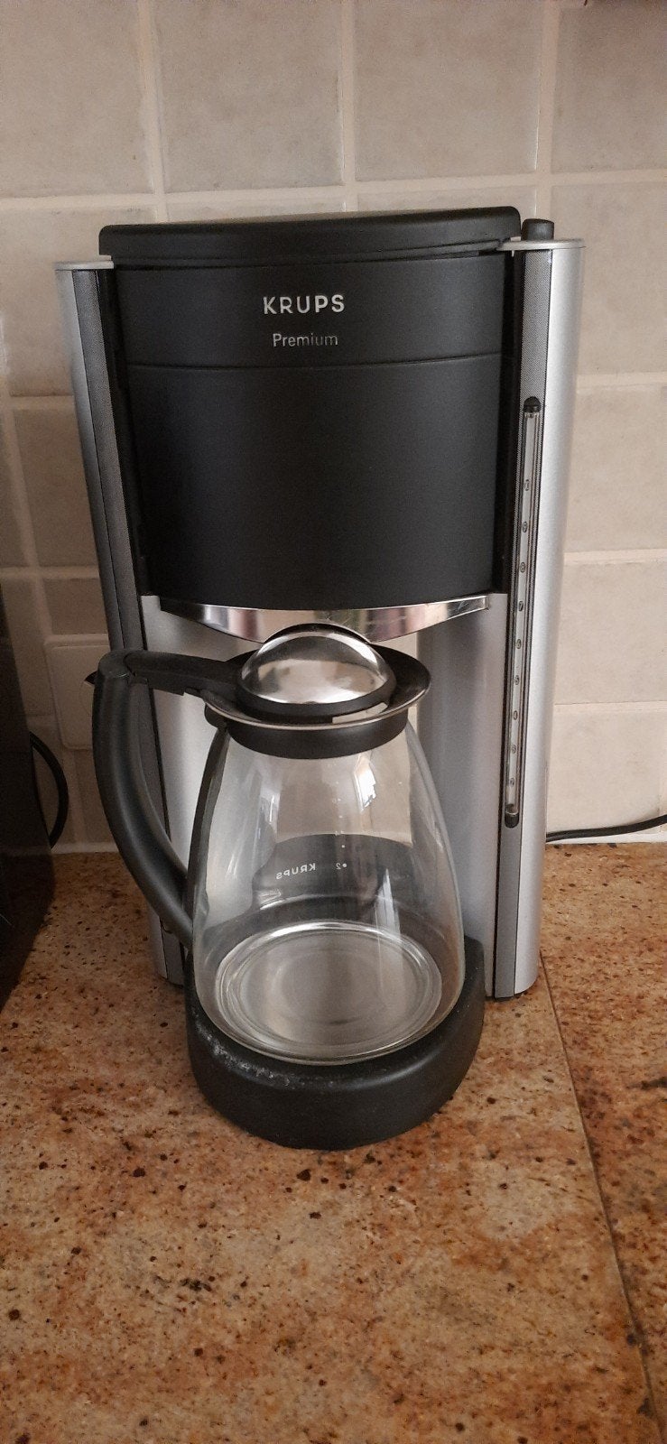 Krups Premium Koffiezetapparaat met Glazen Kan, Witgoed en Apparatuur, Koffiezetapparaten, Ophalen, Koffiemachine, Gemalen koffie