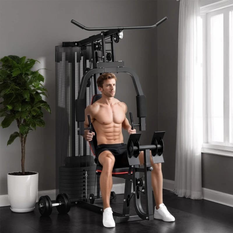 Krachtstation Home Gym - Multifunctioneel Fitnessapp, Ophalen of Verzenden, Nieuw, Benen