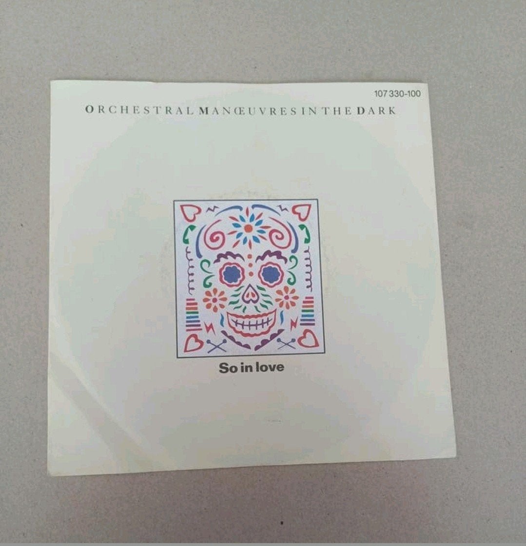 Orchestral Manoeuvres In The Dark  - So In Love, Cd's en Dvd's, Vinyl Singles, Gebruikt, Beschermende buitenhoes, Single, 1980 - 1989