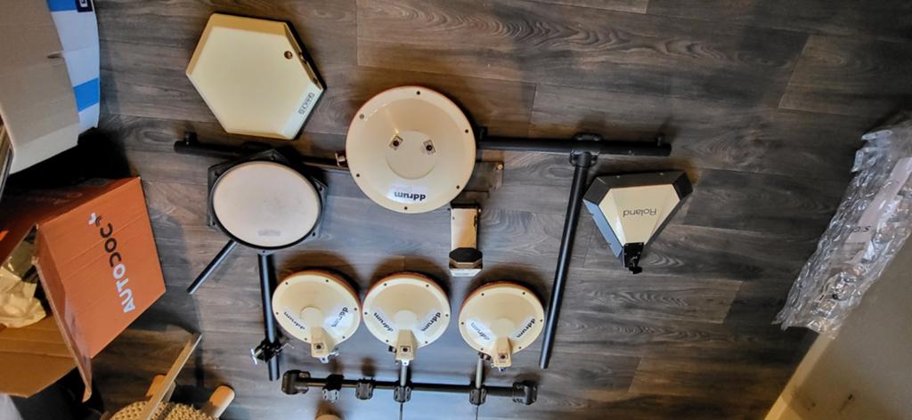 Complete set ddrum AT pads inclusief module, Ophalen of Verzenden, Gebruikt, Overige merken, Elektronisch